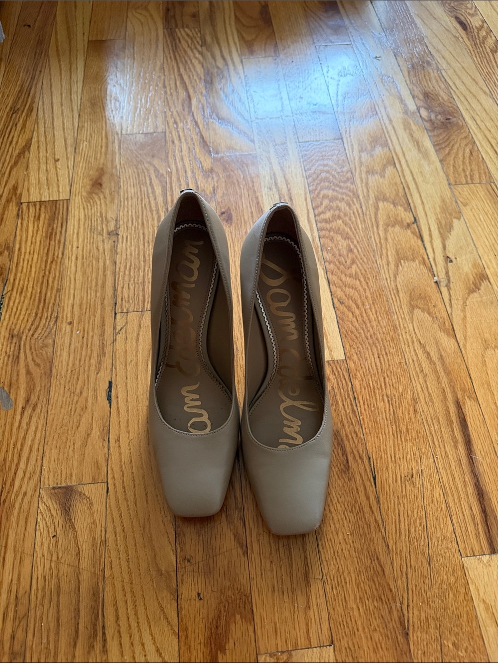 Square-Toe Sam Edelman Pumps